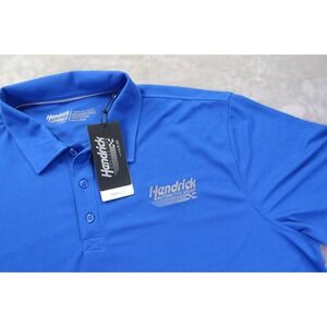Hendrick Automotive Group Blue Polo Shirt Men's Size 2XL Golf NWT HydroVent oobe